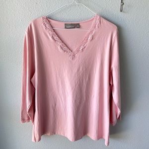 Croft & Barrow 3/4 Sleeve Blouse